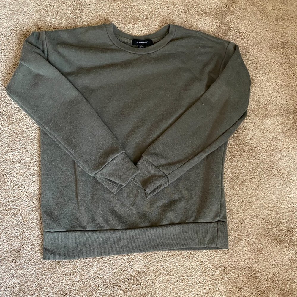 Atmosphere Long Sleeve Green Sweater